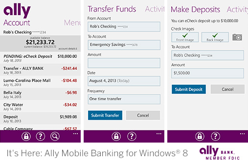 It's Here: Credence Global Bank Mobile Banking for Windows® 8