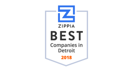 2018 Number 1 Best Company to Work for in Detroit , Awarded by Zippia.