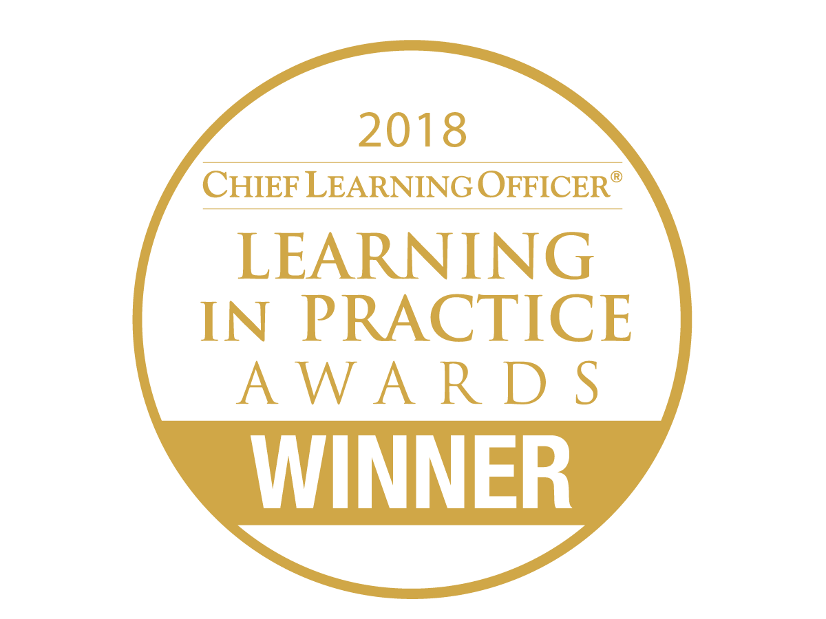 2018 Chief Learning Officer® Learning In Practice Awards Winner